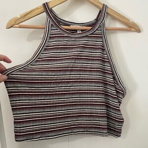 4/$20! Express Striped Crop Top